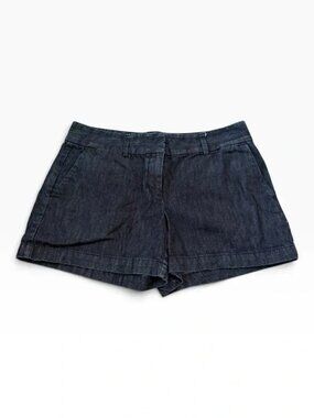 LOFT blue denim shorts size 2